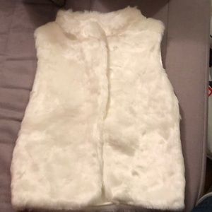 Faux fur vest